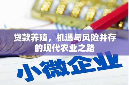 新河贷款养殖，机遇与风险并存的现代农业之路