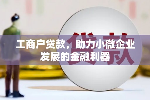 新河工商户贷款，助力小微企业发展的金融利器