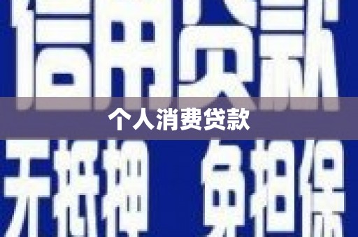 新河个人消费贷款