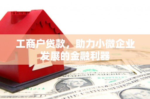 新河工商户贷款，助力小微企业发展的金融利器