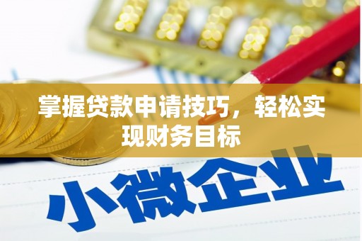新河掌握贷款申请技巧，轻松实现财务目标