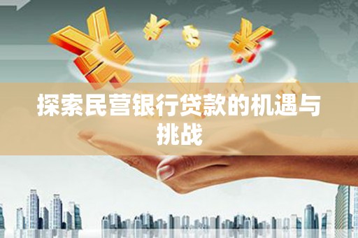 新河探索民营银行贷款的机遇与挑战
