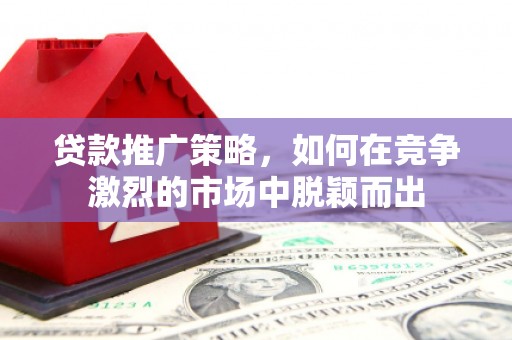 新河贷款推广策略，如何在竞争激烈的市场中脱颖而出