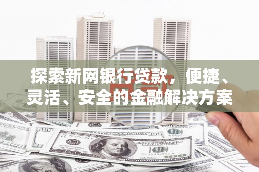 新河探索新网银行贷款，便捷、灵活、安全的金融解决方案