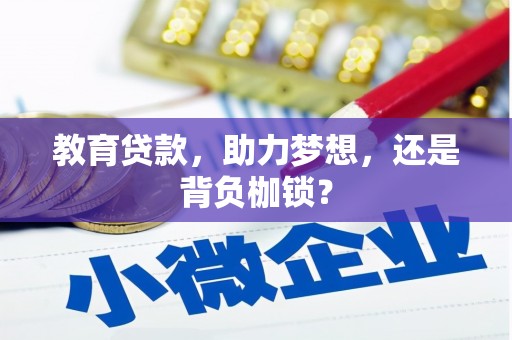 新河教育贷款，助力梦想，还是背负枷锁？