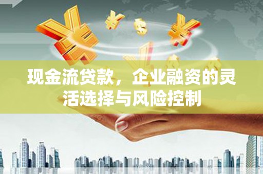 新河现金流贷款，企业融资的灵活选择与风险控制
