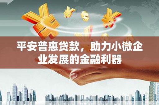 新河平安普惠贷款，助力小微企业发展的金融利器