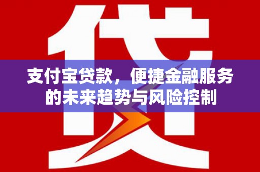 新河支付宝贷款，便捷金融服务的未来趋势与风险控制