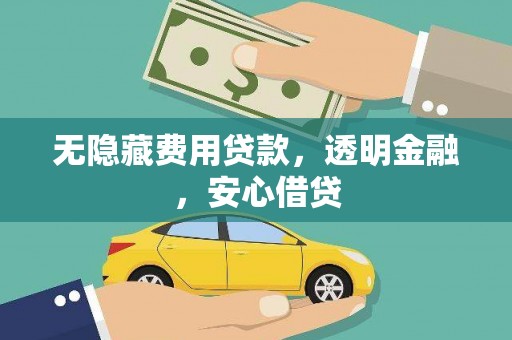 新河无隐藏费用贷款，透明金融，安心借贷