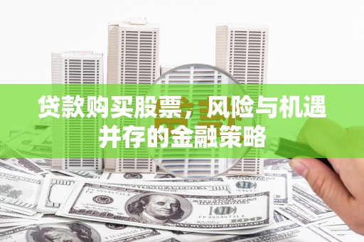 新河贷款购买股票，风险与机遇并存的金融策略