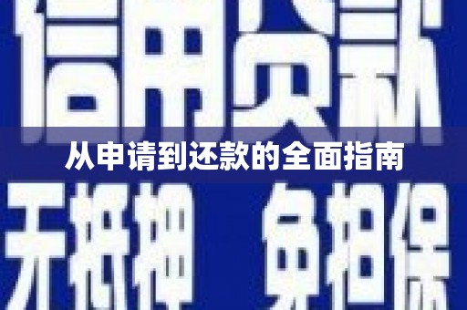 新河从申请到还款的全面指南