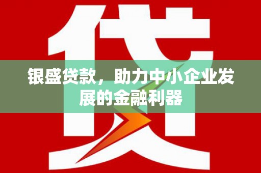 新河银盛贷款，助力中小企业发展的金融利器