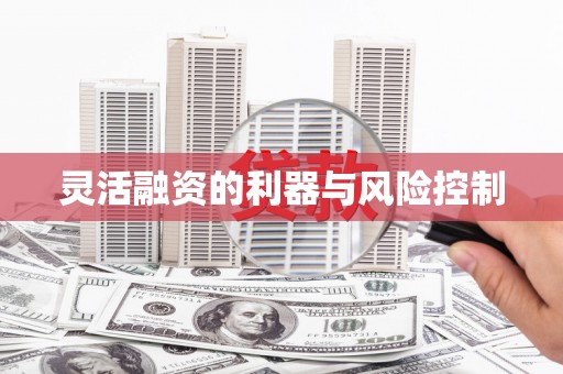 新河灵活融资的利器与风险控制