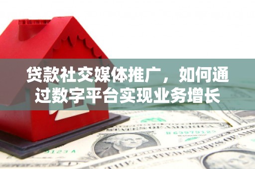 新河贷款社交媒体推广，如何通过数字平台实现业务增长