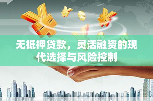 新河无抵押贷款，灵活融资的现代选择与风险控制