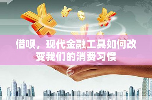 新河借呗，现代金融工具如何改变我们的消费习惯