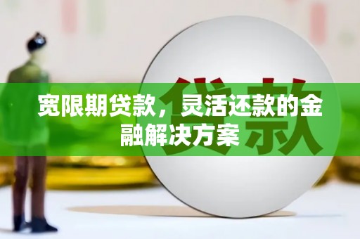 新河宽限期贷款，灵活还款的金融解决方案