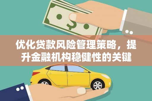 新河优化贷款风险管理策略，提升金融机构稳健性的关键