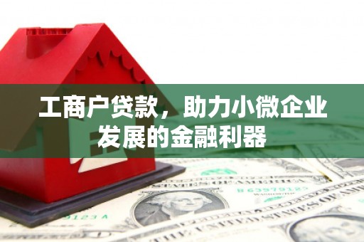 新河工商户贷款，助力小微企业发展的金融利器