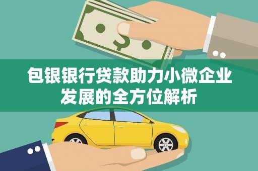 新河包银银行贷款助力小微企业发展的全方位解析
