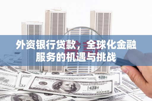 新河外资银行贷款，全球化金融服务的机遇与挑战