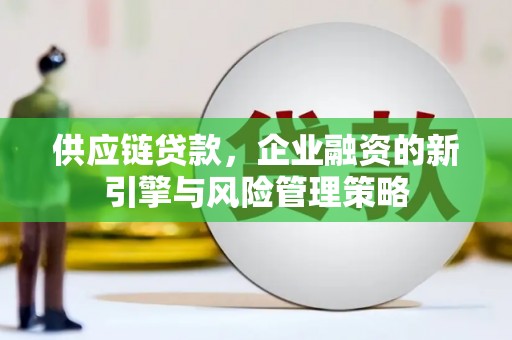 新河供应链贷款，企业融资的新引擎与风险管理策略