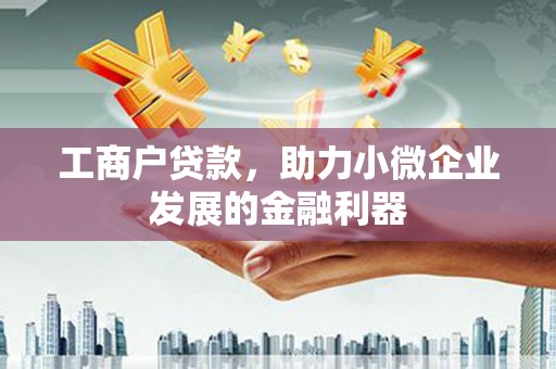 新河工商户贷款，助力小微企业发展的金融利器
