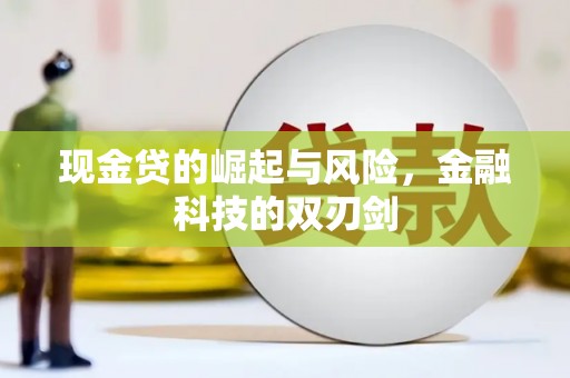 新河现金贷的崛起与风险，金融科技的双刃剑