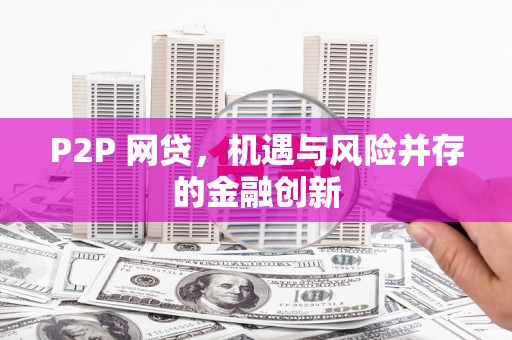 新河P2P 网贷，机遇与风险并存的金融创新