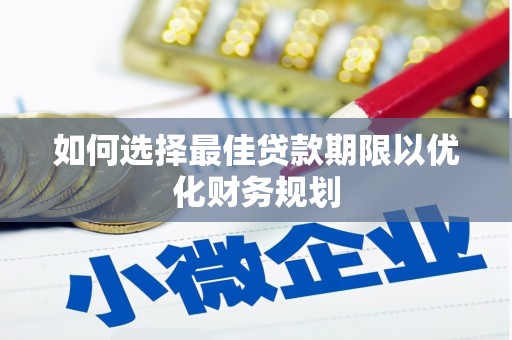 新河如何选择最佳贷款期限以优化财务规划