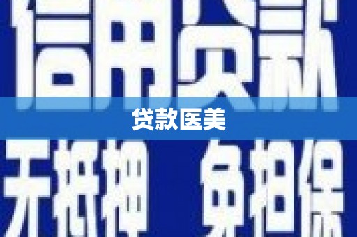 新河贷款医美