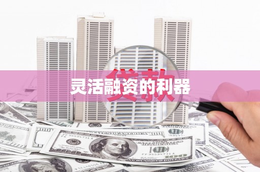 新河灵活融资的利器
