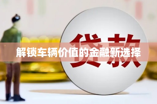 新河解锁车辆价值的金融新选择