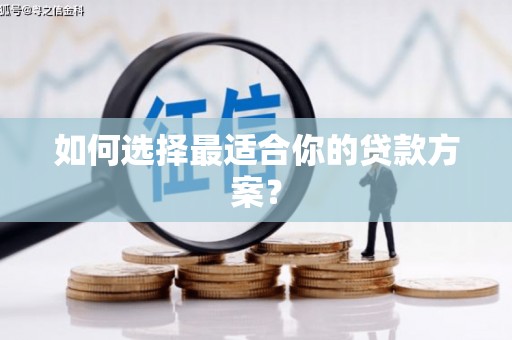 新河如何选择最适合你的贷款方案？