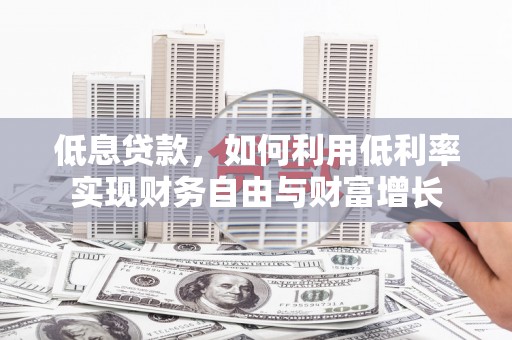 新河低息贷款，如何利用低利率实现财务自由与财富增长